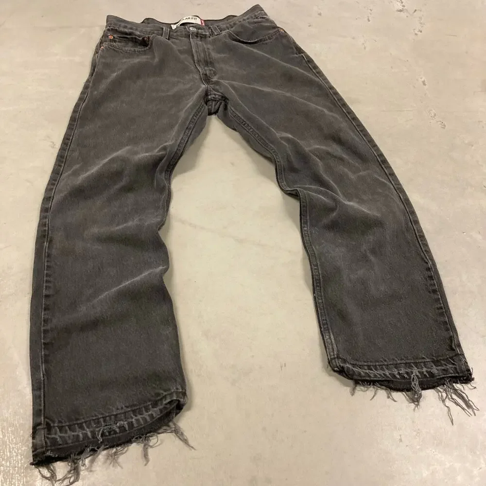 Y2K faded black Levi’s 505 Jeans 33x30
